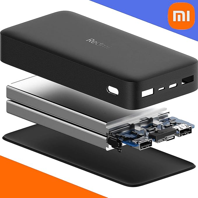 Xiaomi 20000mAh High-Speed Charging Technology Powerbank 18 watt Black